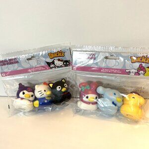 Hello Kitty & Friends Duckz 3-Pack Rubber Duck Jeep Collection New Kuromi Melody